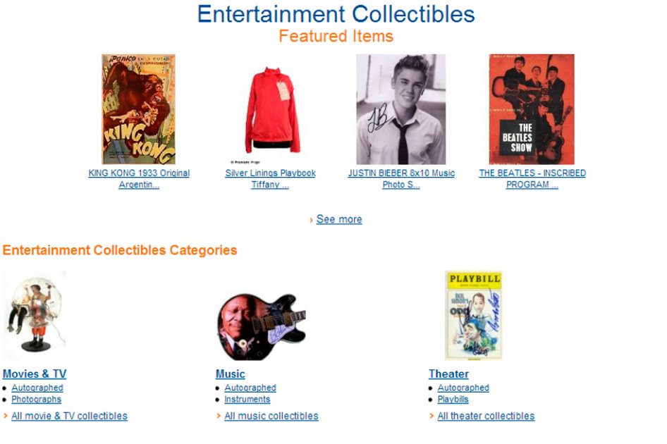 Amazon abre tienda virtual para fanáticos del espectáculo