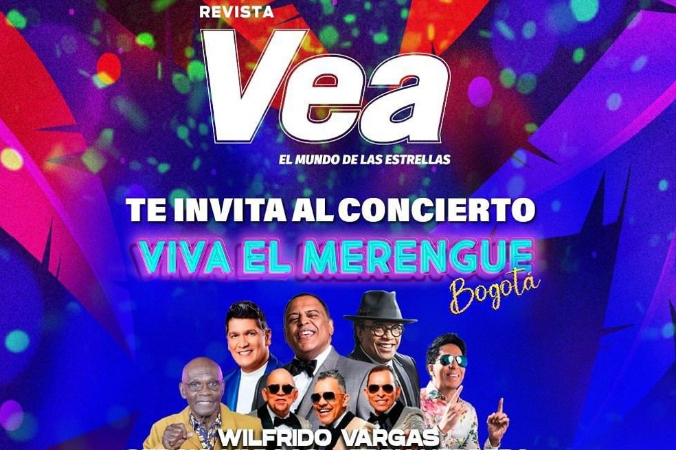 ‘Viva el merengue’: estos son los artistas que estarán en el concierto en Bogotá