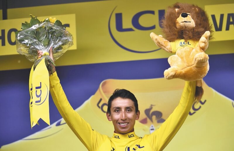 Egan hizo historia en el Tour de Francia