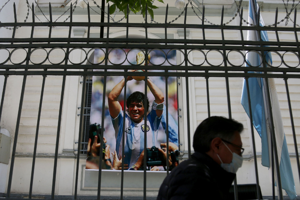Maradona, el gladiador argentino