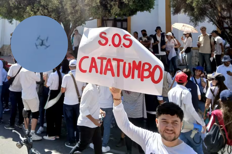 Amenazas desde megáfonos en drones generan el desplazamiento de 66 personas en el Catatumbo