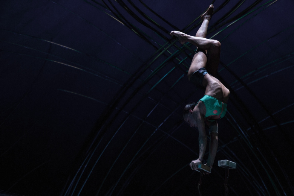Luliia Mihailova, una de las  protagonistas de “Amaluna”, lleva nueve años con el Circo del Sol. / Nathaly Triana