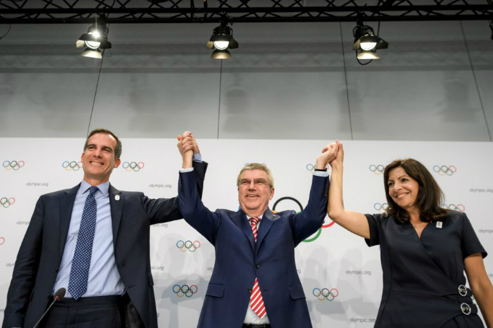 Sin orden definido, Los Ángeles y París acogerán los Olímpicos de 2024 y 2028