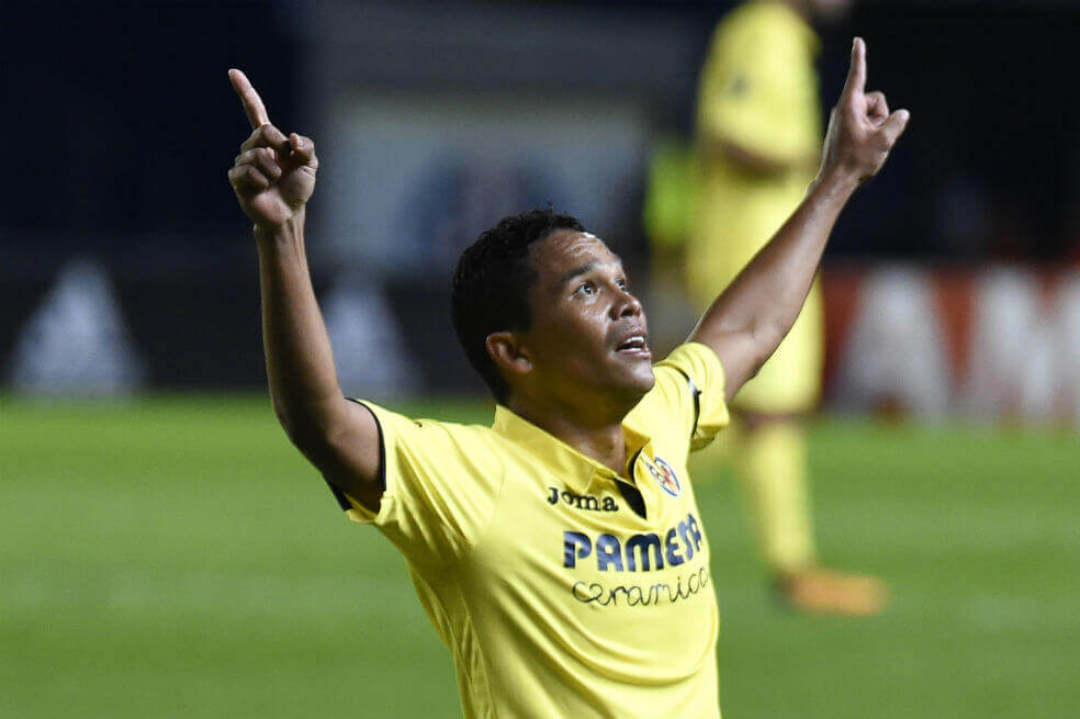 Carlos Bacca volvió al gol y completó 33 con el Villarreal