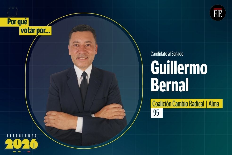 “Por qué votar por”: Guillermo Bernal, candidato al Senado