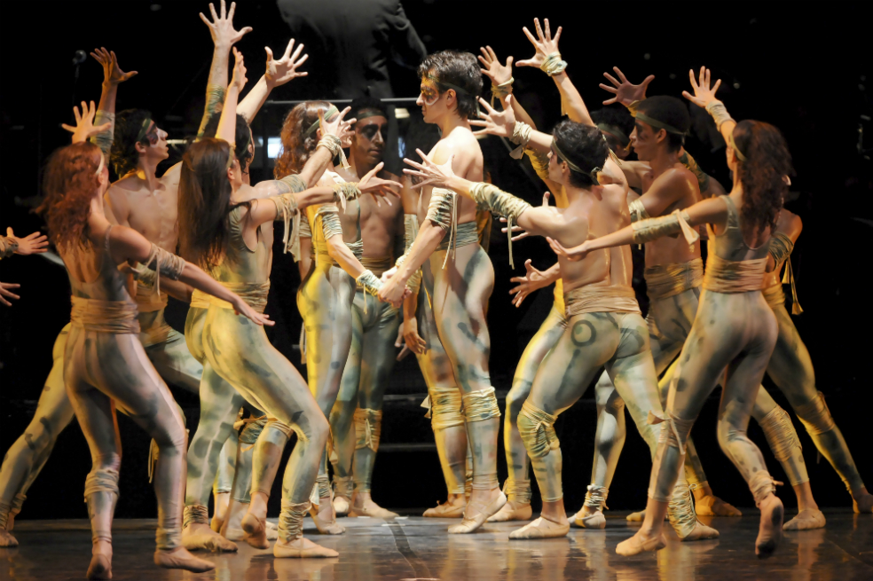 Una de las imágenes de la obra de Carmina Burana de Icolballet. / Cortesía