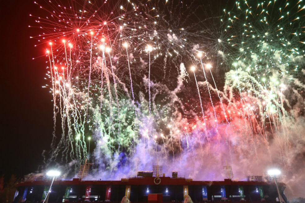 Inauguración de los Juegos Centroamericanos de México, en imágenes