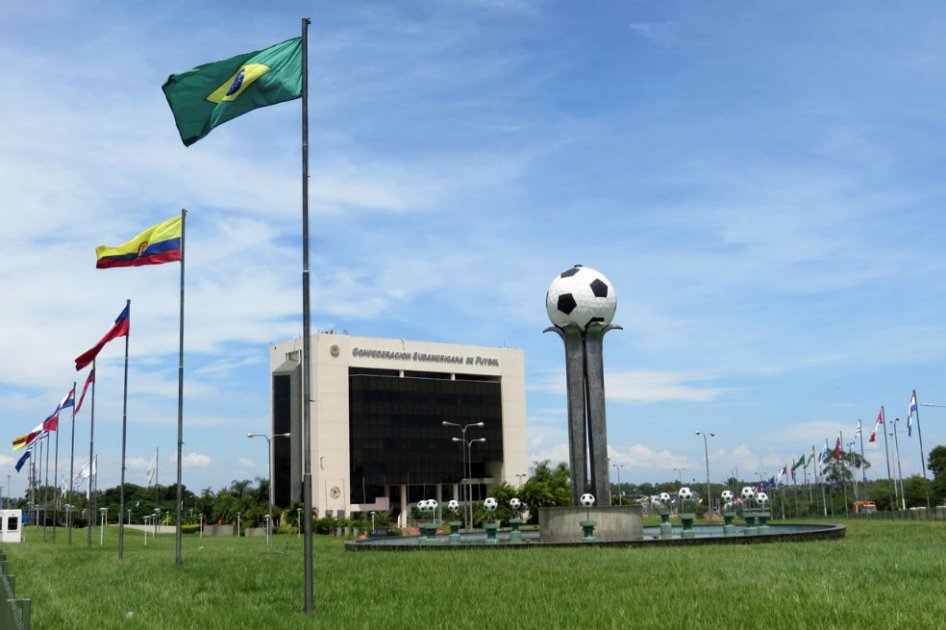 Sede de la Conmebol en Asunción, Paraguay. Foto: AFP