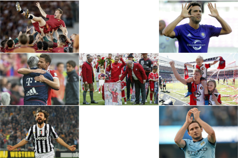 Los futbolistas que se retiraron en 2017
