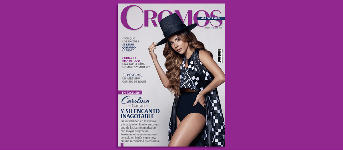Carolina Gaitán es la protagonista de la nueva edición de Cromos
