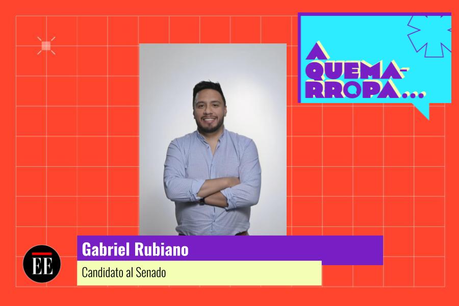 A Quemarropa con Gabriel Rubiano, candidato al Senado por la U