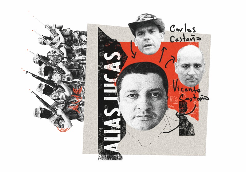 Los testigos contra ”Lucas”, mano derecha de Carlos Castaño, por masacre en Chocó