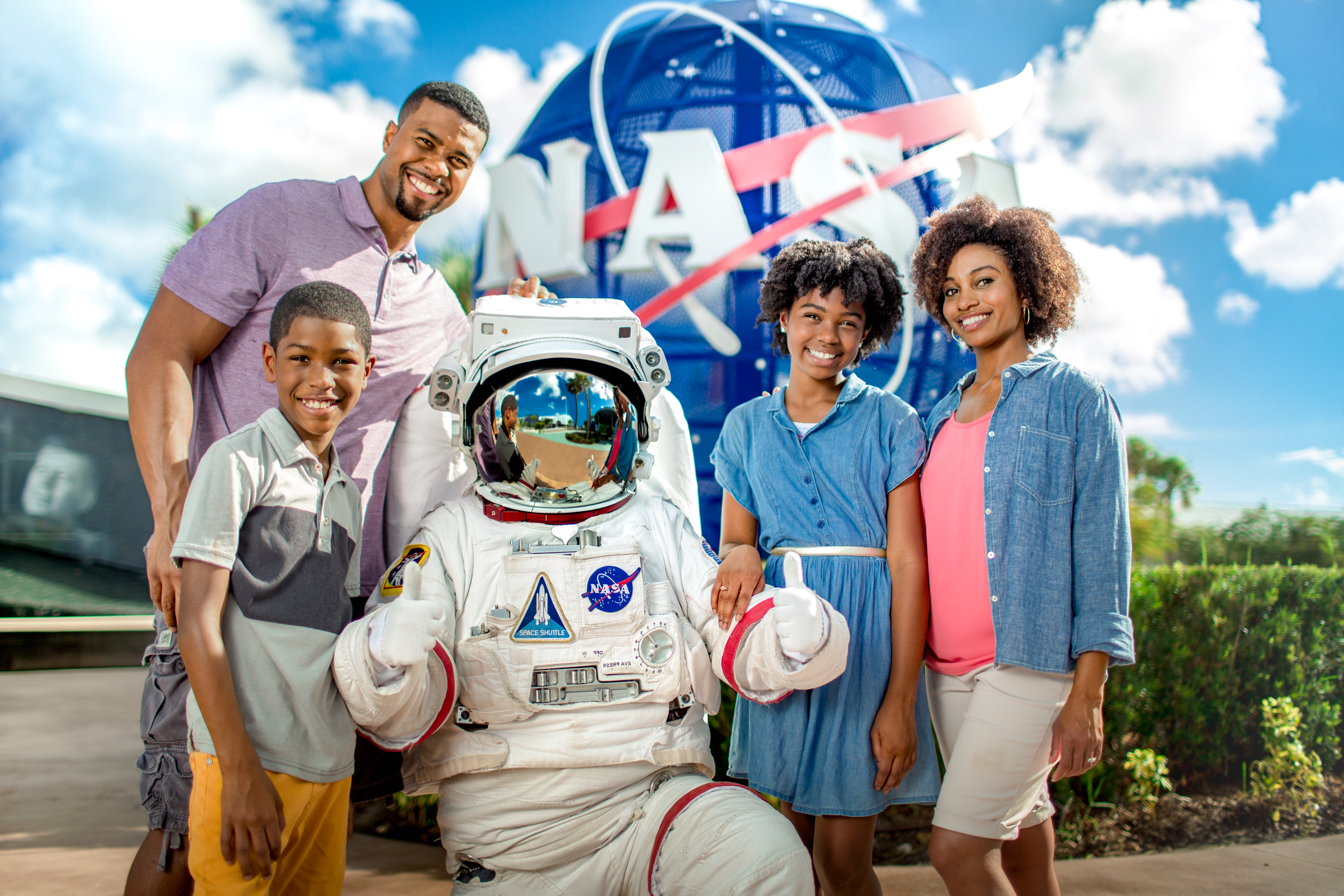 El Kennedy Space Center Visitor Complex, ubicado en Merritt Island, es ideal para todas las edades.