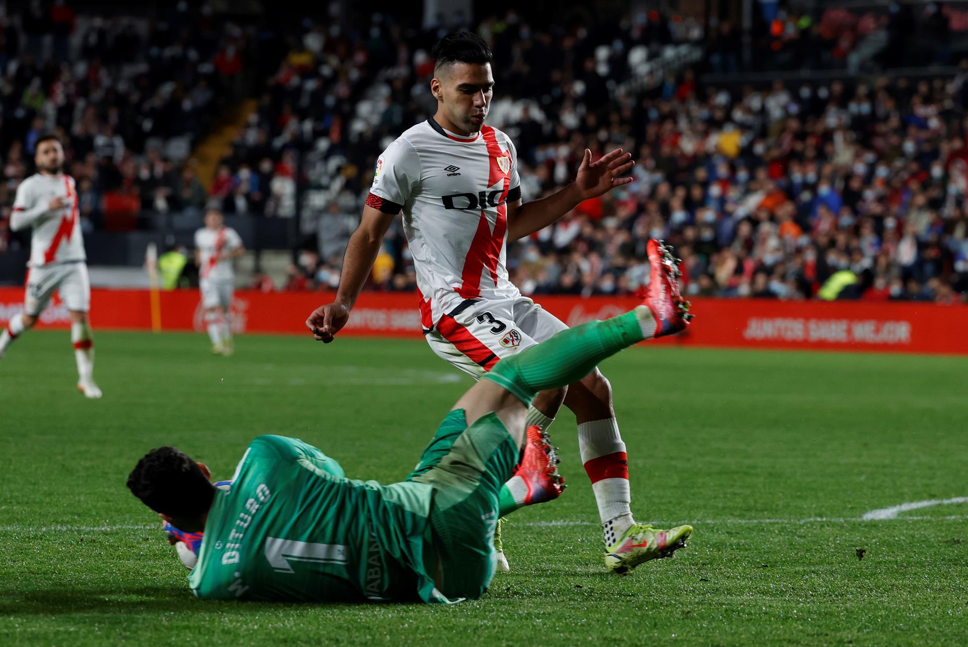 Falcao fue titular en empate sin goles entre Rayo Vallecano y Celta de Vigo