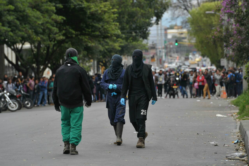 Disturbios en la Universidad Pedagógica
