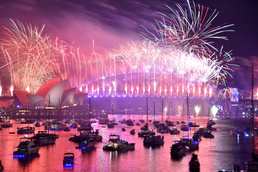 En fotos: así celebra el mundo el año nuevo 2019