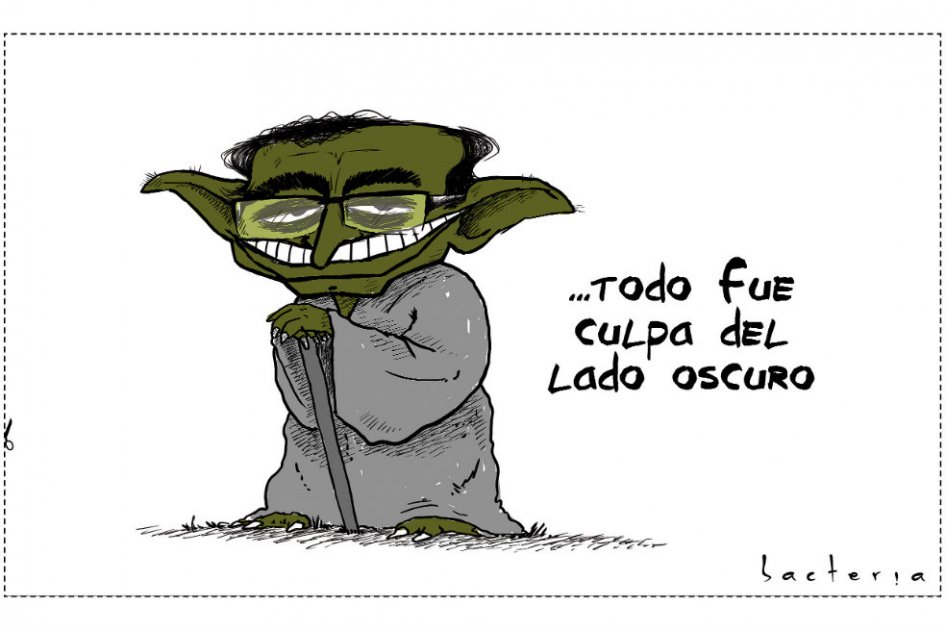 Joda con su discurso