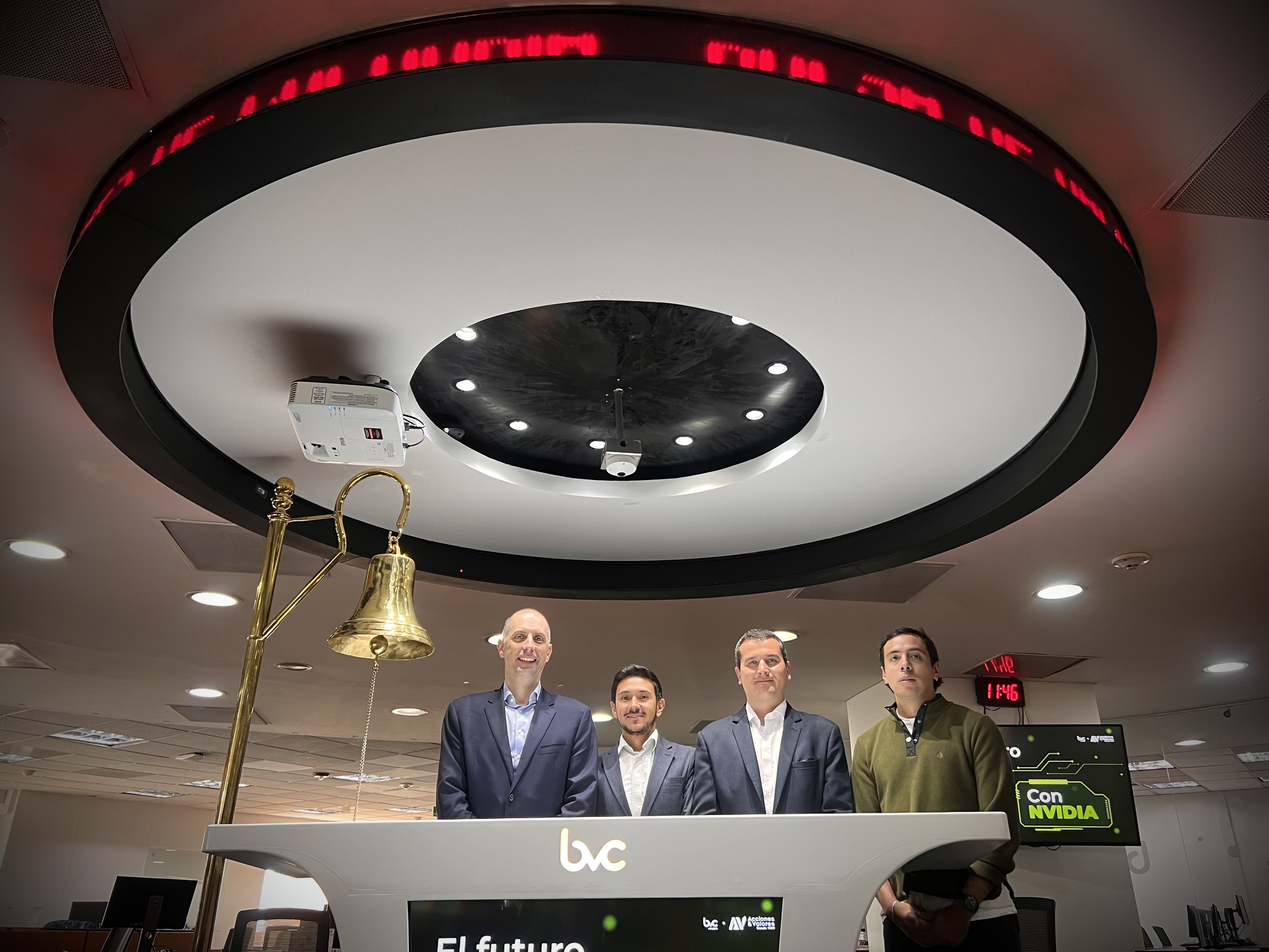 La tecnológica Nvidia arranca su cotización en la Bolsa de Valores de Colombia