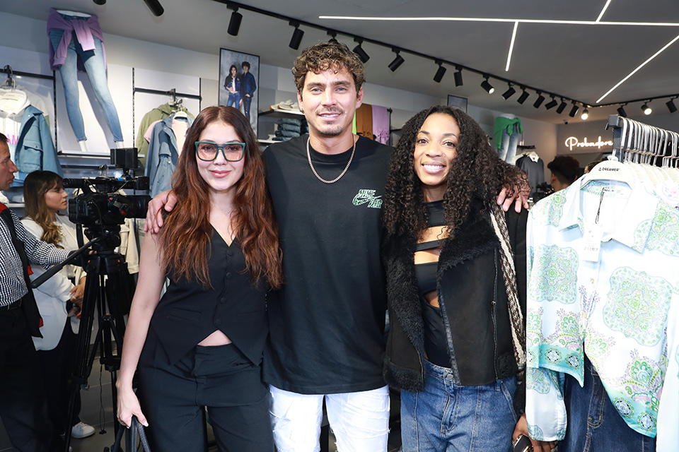Lina Castrillón, Sebastián Arias y Nina Caicedo