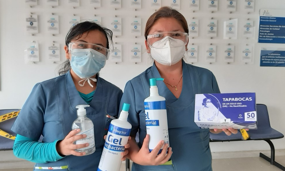 Donan más de 9.000 elementos de protección a personal médico de hospitales de Bogotá y Soacha