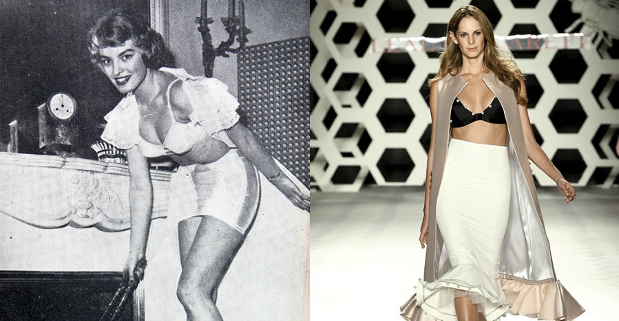 El brasier y su evolución desde 1957 a 2015