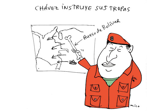 Chávez instruye a sus tropas