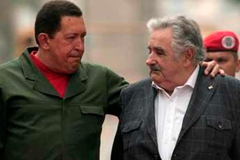 Hugo Chávez y José Mujica
