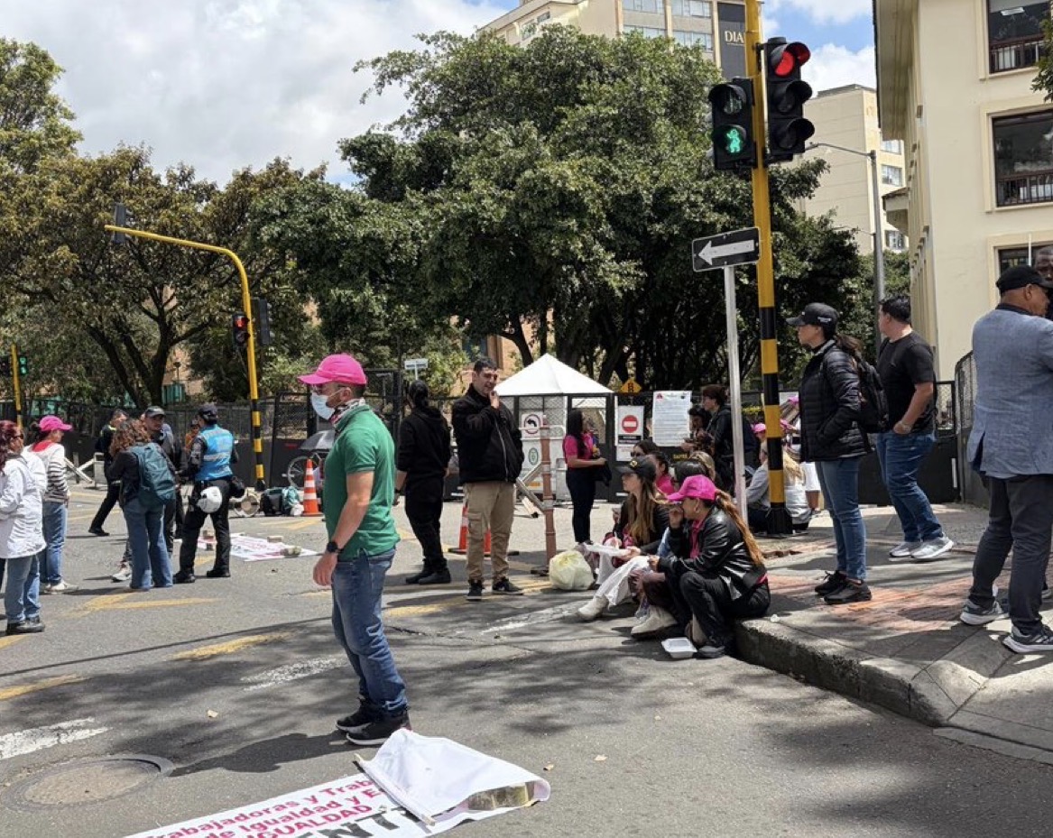 Movilidad hoy: afectación vial en la carrera 6 con calle 7 por manifestación