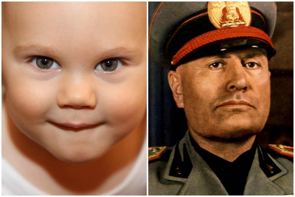 Obligan a padres de un bebé llamado Benito Mussolini a cambiarle el nombre