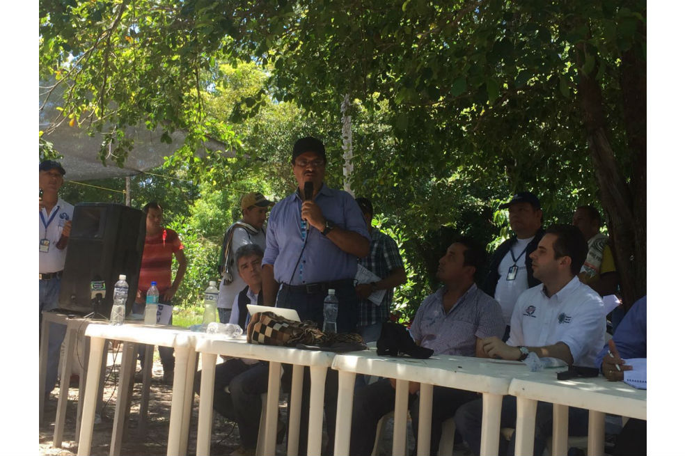 Así fue la visita a la zona de concentración en Tibú, Norte de Santander