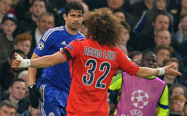 Diego Costa sería muy bien recibido aquí en PSG: David Luiz