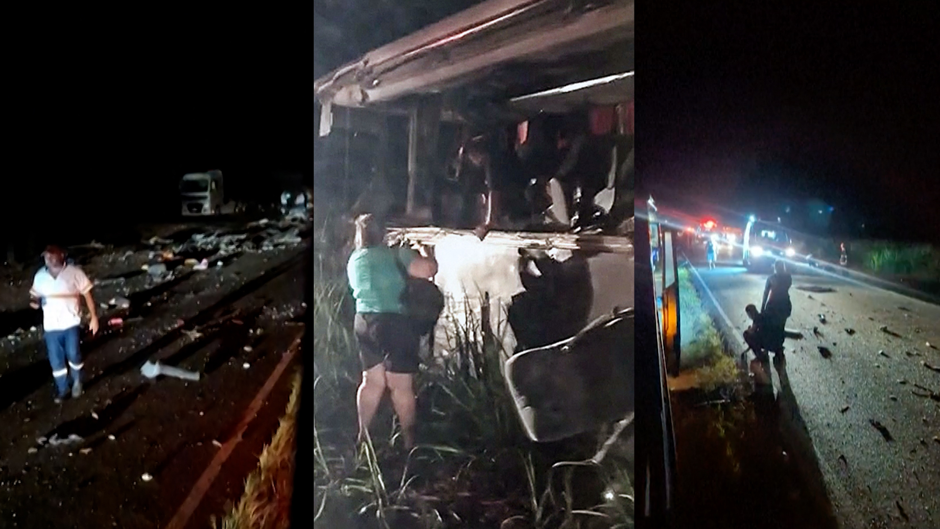 Accidente en Brasil entre un bus y un camión deja 12 muertos y 21 heridos