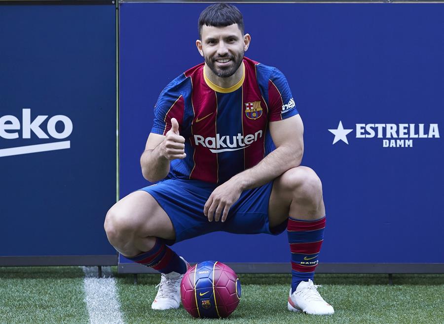 Video: Sergio “Kun” Agüero volvió a jugar, pero esta vez en la liga de Piqué