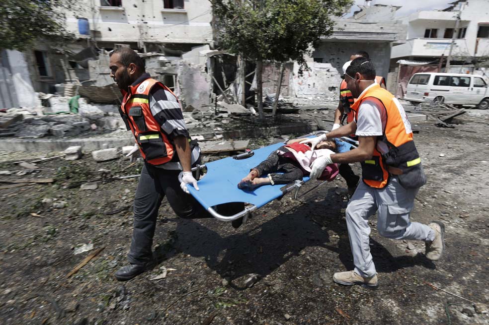 Jornada sangrienta en Gaza