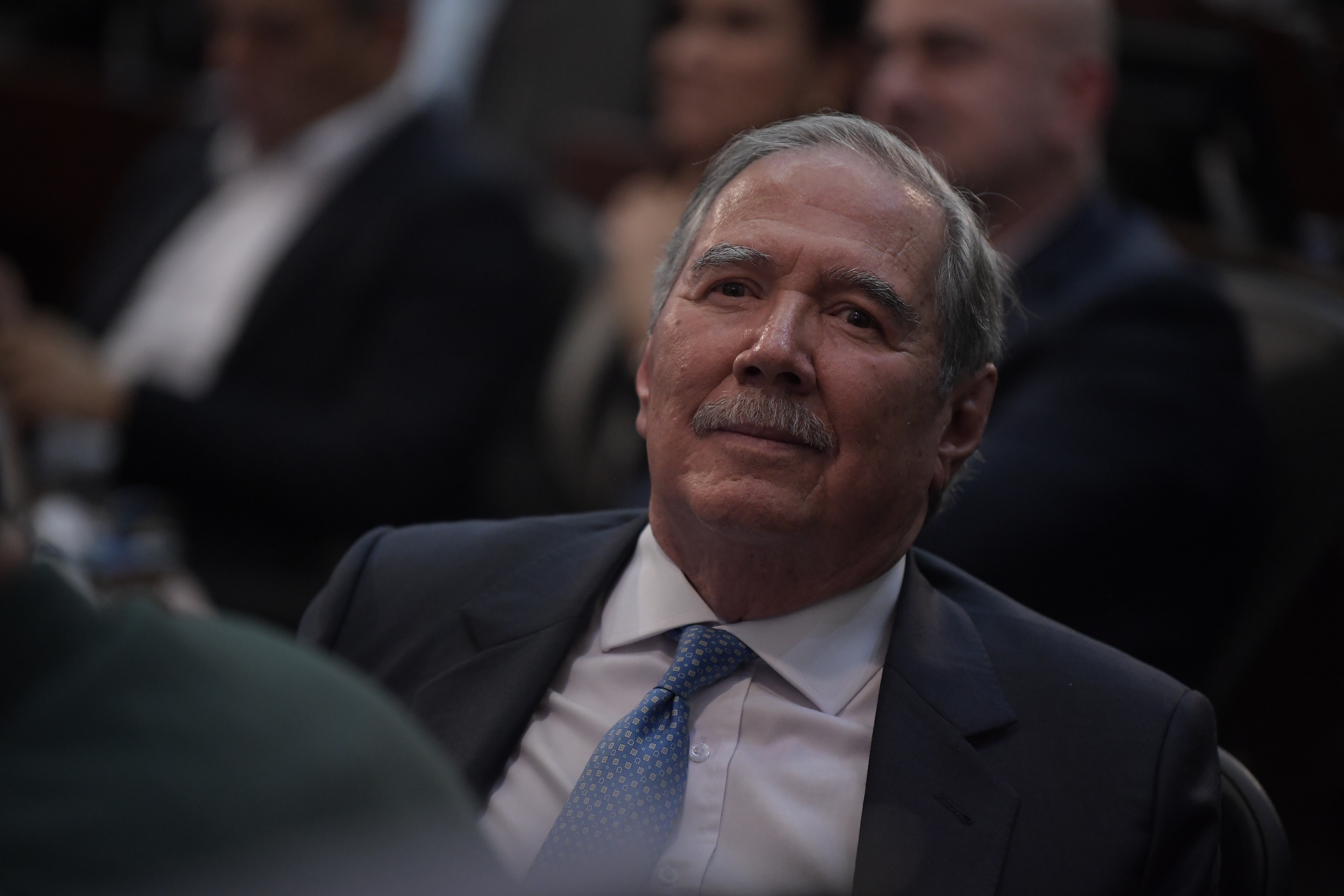 Ministro de Defensa, durante el debate de moción de censura en su contra, llevado a cabo en el Congreso de la República.