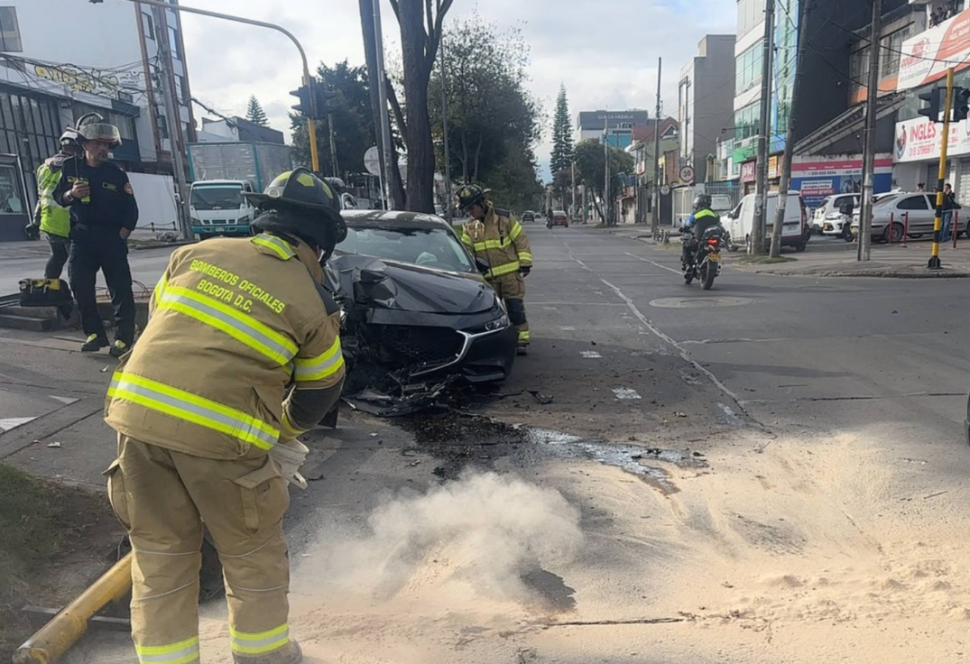 Accidente en la avenida Esperanza.
