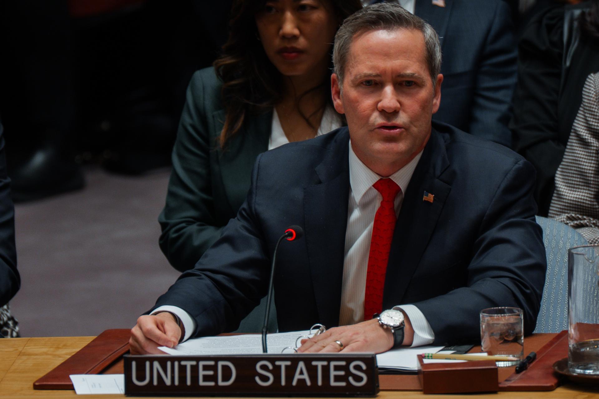 “No hay ninguna guerra contra Venezuela”, afirmó Estados Unidos en el Consejo de Seguridad