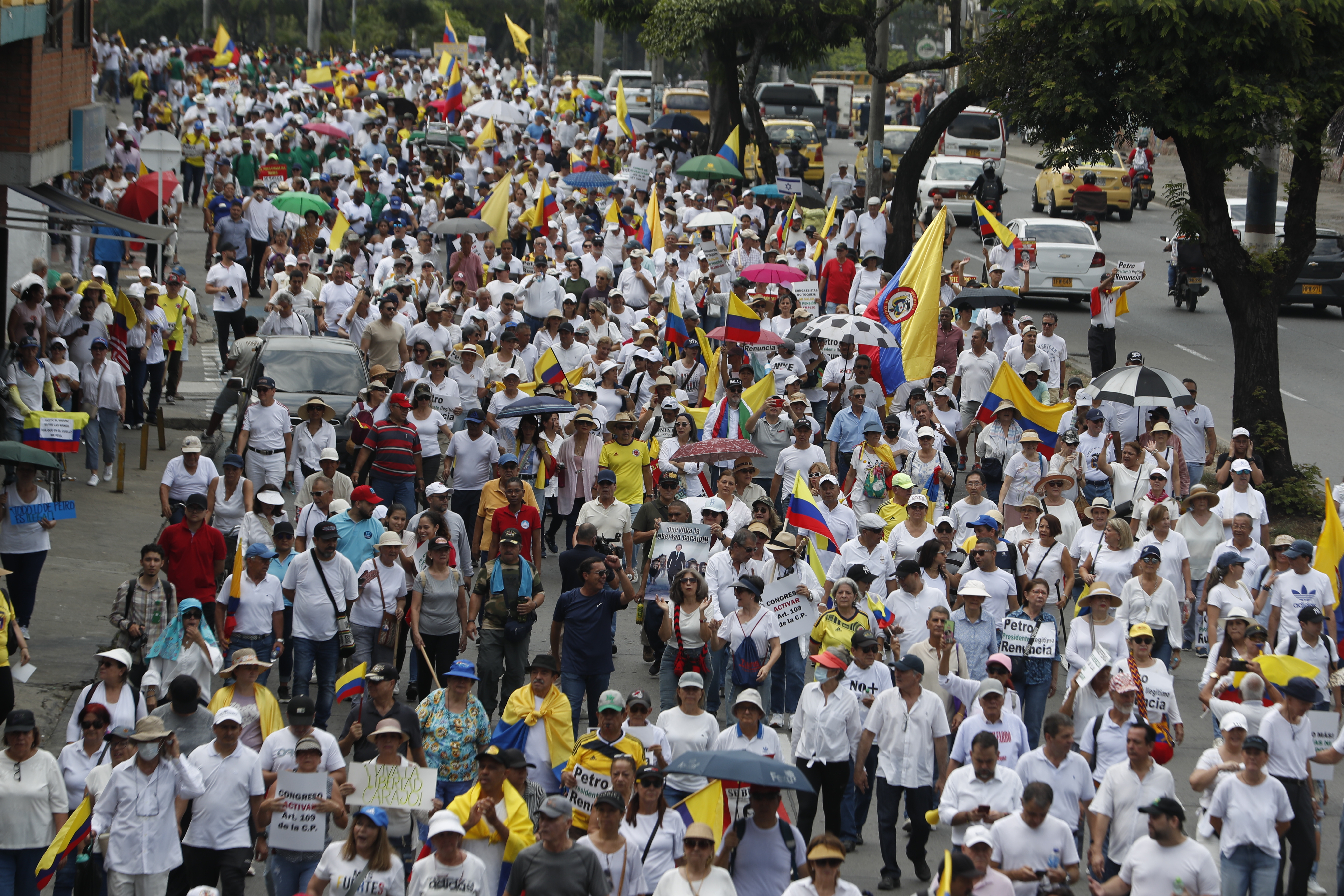 Así transcurrieron las marchas de la oposición en las diferentes ciudades del país