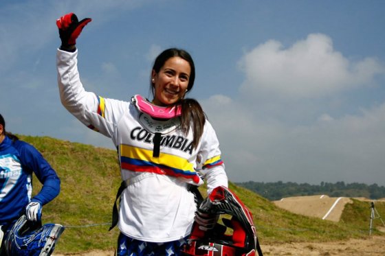 Mariana Pajón y Carlos Mario Oquendo, medallas de oro para Colombia en Chile