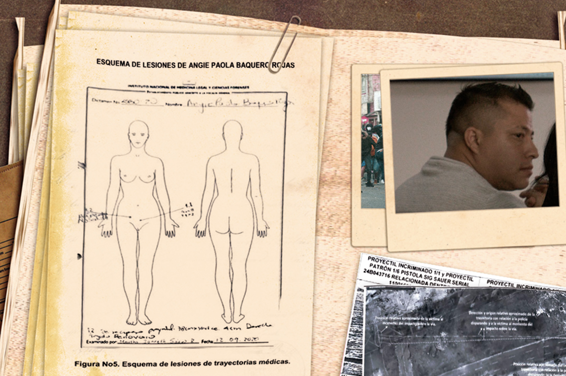 Balística de un homicidio del 9S: el informe contra el patrullero Lasso Valencia