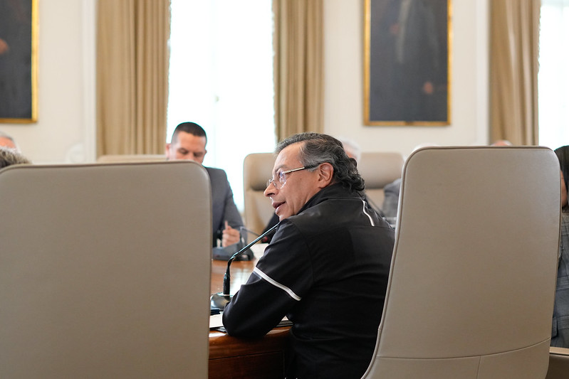 El presidente Gustavo Petro lideró otro consejo de ministros este martes.