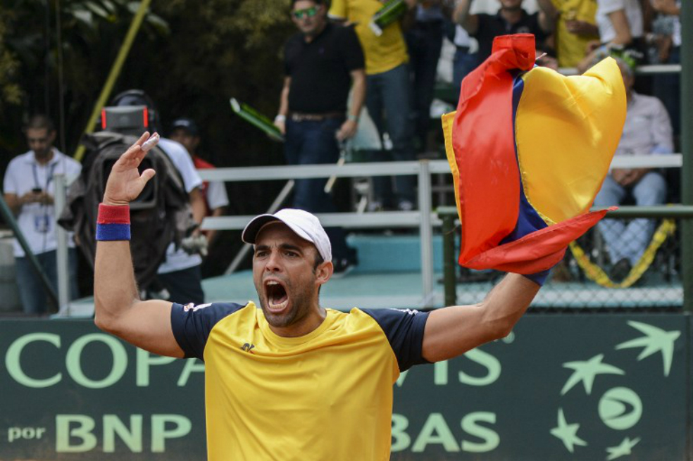 Colombia se pone 2-1 arriba en serie de Copa Davis ante Chile