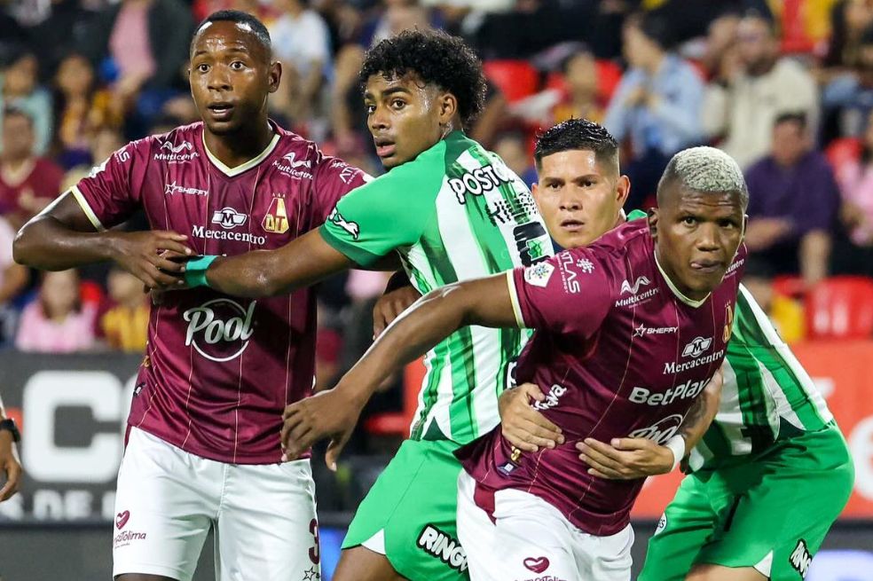 Deportes Tolima y Atlético Nacional dividieron honores en el Manuel Murillo Toro