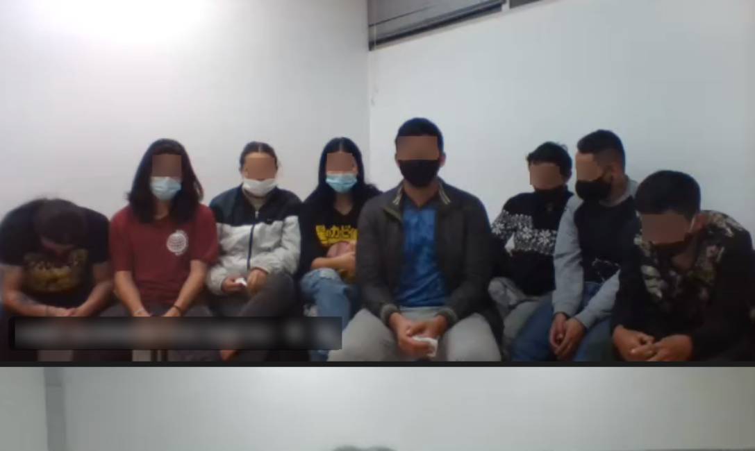 Envían a prisión a los nueve capturados que integrarían Primera Línea en Bogotá