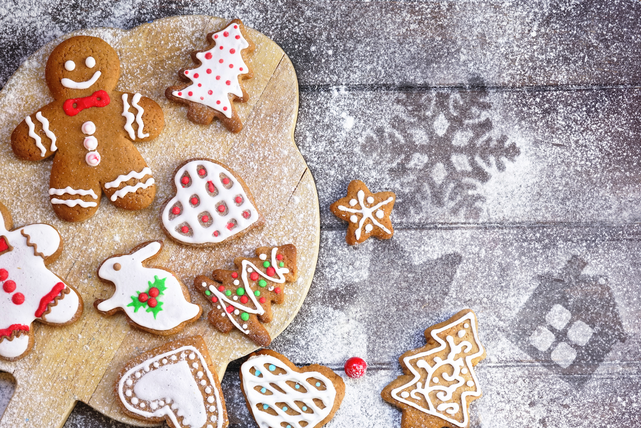 Receta: galleta navideña de jengibre tamaño XL