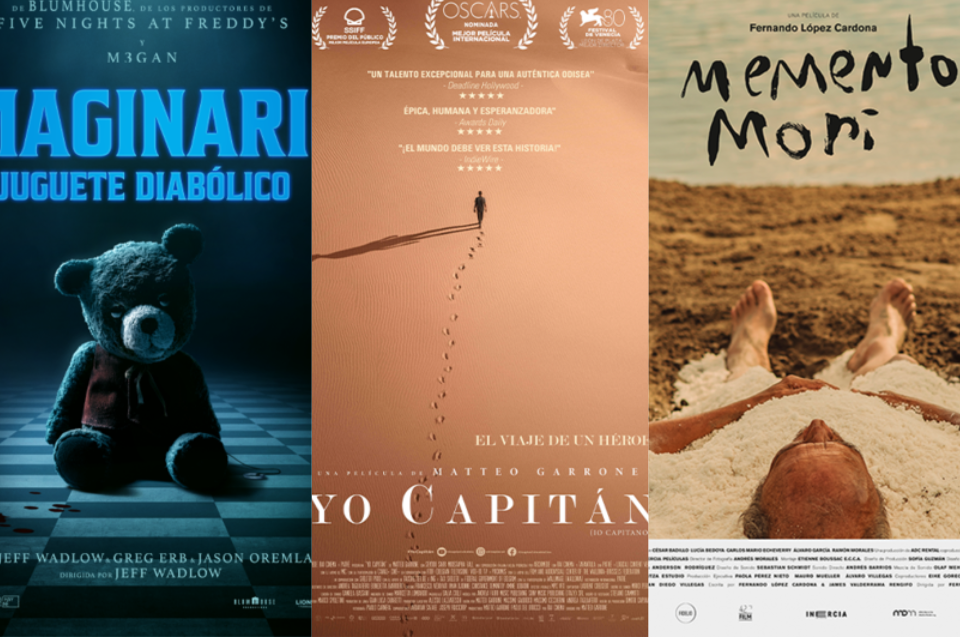 Estrenos en salas de cine para este jueves 7 de marzo