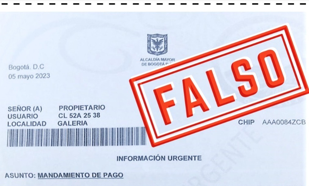 ¡Cuidado! Distrito alerta falsos cobros de Predial y Valorización