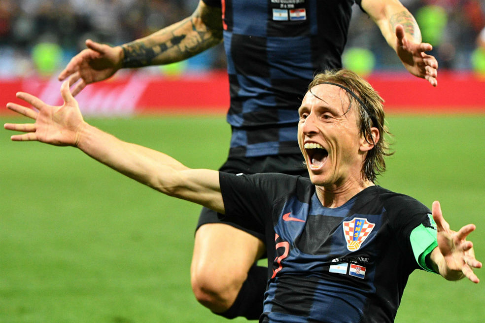 Luka Modric, la figura del triunfo de Croacia ante Argentina