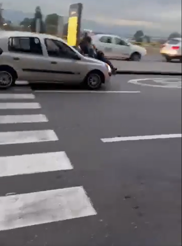 Conductor arrolló a un agente de tránsito para evadir el pago de un comparendo