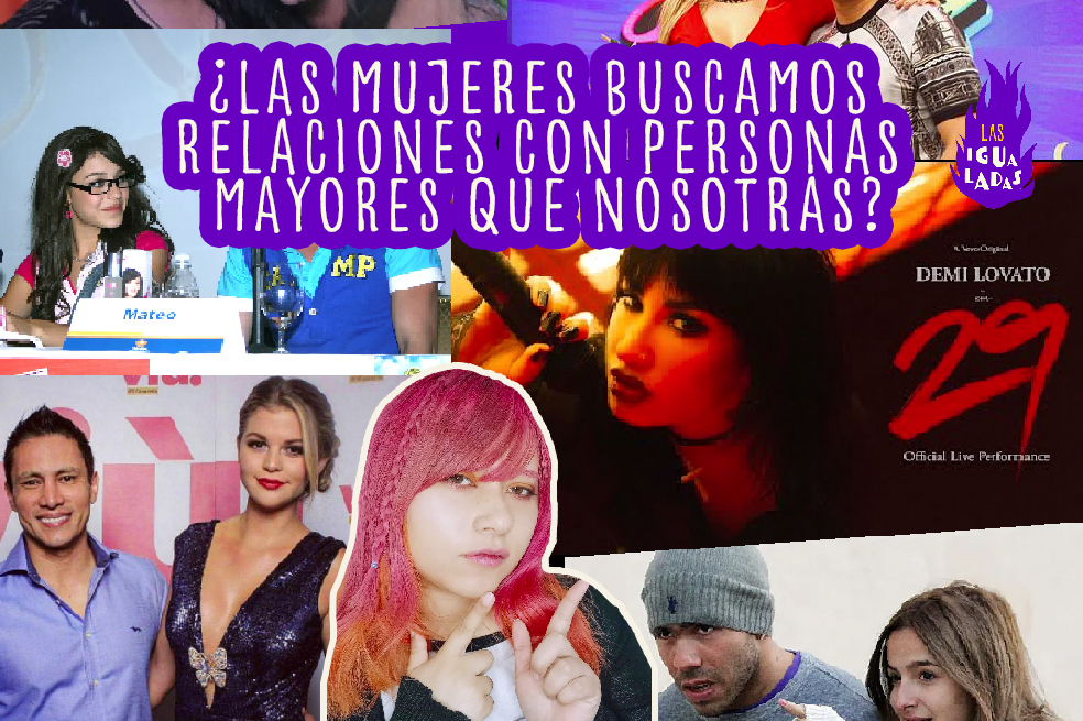 ¿Las mujeres buscamos relaciones con personas mayores que nosotras?